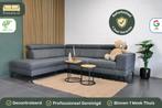Montel Hoekbank Tosca Antraciet Donkergrijs [Refurbished], 250 tot 300 cm, -, Hoekbank, Ophalen of Verzenden