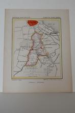 OUDERKERK Litho Gemeente OUDER AMSTEL Landkaart J Kuyper GA6, Boeken, Atlassen en Landkaarten, Gelezen, J. Kuyper, Verzenden, Landkaart