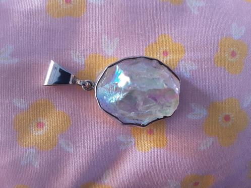 Mooie zilveren Aqua aura hanger van Tipico, Sieraden, Tassen en Uiterlijk, Kettinghangers, Zo goed als nieuw, Zilver, Zilver, Overige voorstellingen