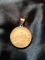In mooie staat: munt Stadt Ademau, goud ingelegd in hanger., Ophalen of Verzenden, Duitsland, Losse munt, Goud