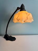 Antieke jaren 30 Art Deco design bureau lamp bankierslamp, Antiek en Kunst, Ophalen
