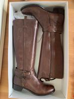Prachtige Italiaanse laars bruin leer - Moretto – maat 38, Kleding | Dames, Schoenen, Hoge laarzen, Bruin, Verzenden, Moretto