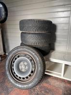 Winterbanden op stalen velgen steekmaat 5x105, Auto-onderdelen, Banden en Velgen, Gebruikt, 16 inch, Banden en Velgen, Personenwagen