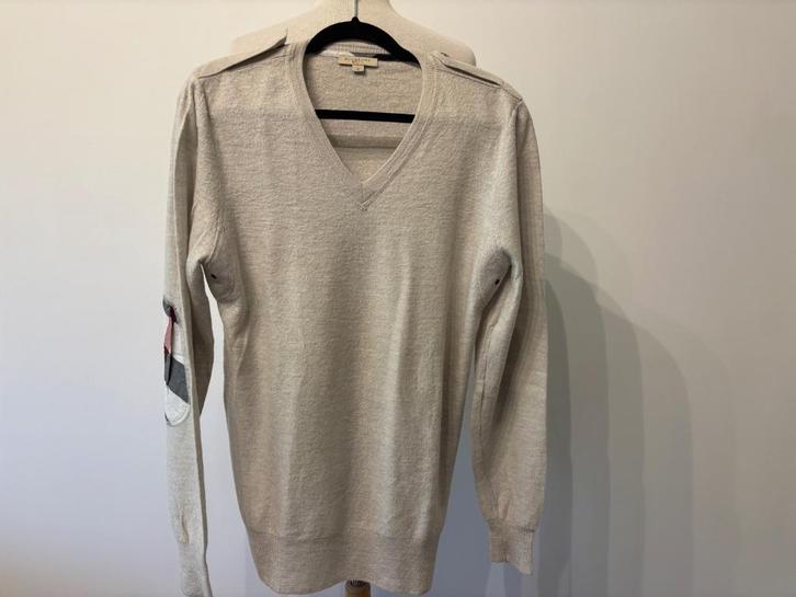 Wollen Burberry trui maat M, Kleding | Heren, Truien en Vesten, Zo goed als nieuw, Maat 48/50 (M), Overige kleuren, Verzenden