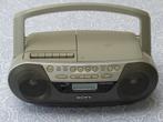 Stereo Radio - CD - Cassette Recorder SONY  Model CFD-S05, Ophalen of Verzenden, Zo goed als nieuw, Radio, Met cd-speler