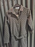 TQ Amsterdam Jumpsuit Jacquard Bruin, XS,M,L,XL,XXL,3XL,4XL, Bruin, Maat 46/48 (XL) of groter, Ophalen of Verzenden, Zo goed als nieuw