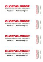 Vrachtauto decal 1:50 Oldenburger Peize ( combi ) type 1, Hobby en Vrije tijd, Modelauto's | 1:50, Verzenden, Nieuw, Bus of Vrachtwagen