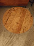 Ronde salontafel van mangohout - Weg wegens verhuizing., Gebruikt, 50 tot 100 cm, Rond, Minder dan 50 cm