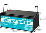 25.6V 100Ah LiFePO4 Accu - Nieuw, Caravans en Kamperen, Camper-accessoires, Ophalen of Verzenden, Nieuw