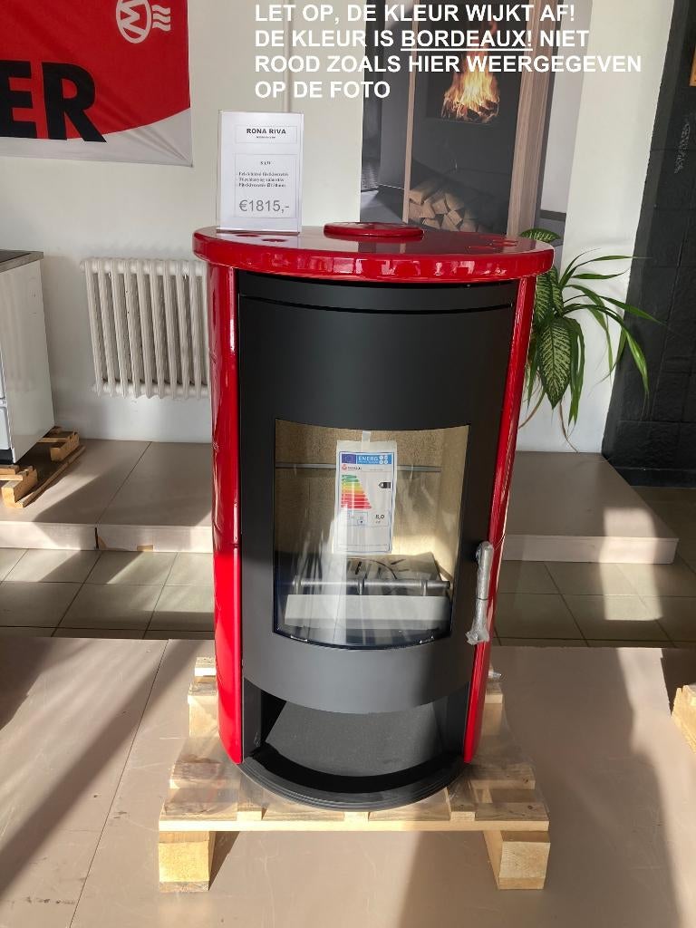 Kachel Wamsler Rona Riva met keramiek - in prijs verlaagd!, Ophalen, Vrijstaand, Hout, Nieuw