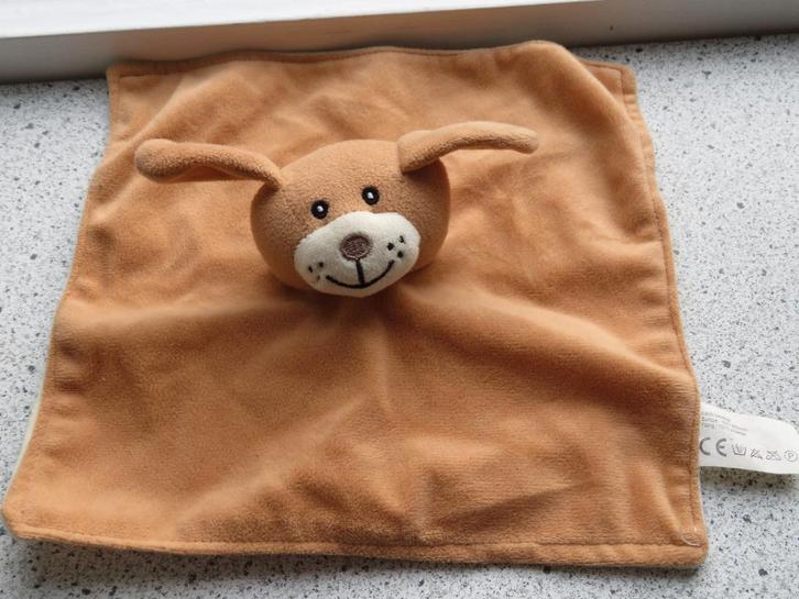 Knuffeldoek konijn of konijntje bruin crème van Wibra?, Kinderen en Baby's, Speelgoed | Knuffels en Pluche, Zo goed als nieuw