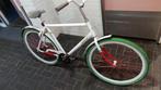 witte herenfiets, Ophalen, Zo goed als nieuw, Aluminium