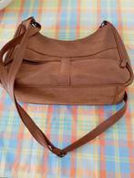 Bruine leather look Schoudertas - Stijlvol en Praktisch!, Ophalen of Verzenden, Zo goed als nieuw, Bruin, Schoudertasje