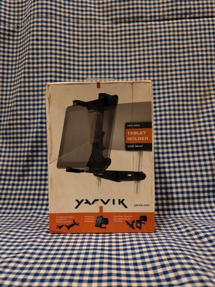 Yarvik YAC360 Tablethouder Auto - 7 tot 12 inch, Computers en Software, Tablet-hoezen, Nieuw, Ophalen of Verzenden