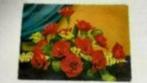 Ansichtkaart hartelijk gefeliciteerd.Bloemen/rode rozen 1966, Ophalen of Verzenden, Gelopen, Natuur