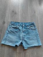 Vintage 80s Levis 501 USA denim shorts, Gedragen, Levi's, Blauw, Ophalen of Verzenden