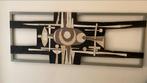 Abstracte Wanddecoratie - Kunstwerk antiek, Antiek en Kunst, Ophalen of Verzenden