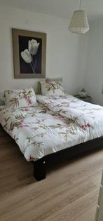 Auping Auronde - Goede Staat!, Huis en Inrichting, Slaapkamer | Bedden, Ophalen, Bruin, Tweepersoons, 180 cm