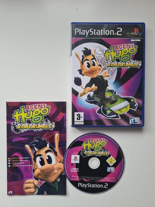 Agent Hugo Robo Rumble PS2 PlayStation 2, Spelcomputers en Games, Games | Sony PlayStation 2, Zo goed als nieuw, Avontuur en Actie