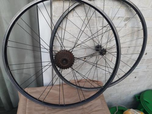Sportvelgen, racefiets met 7 schijven compleet. 28 “ x 1.25;, Fietsen en Brommers, Fietsonderdelen, Zo goed als nieuw, Algemeen