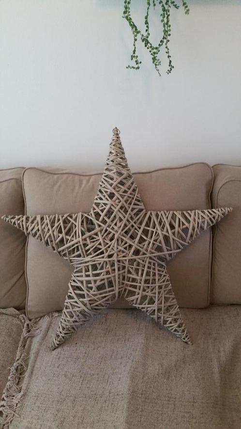Grote rieten ster nieuw, Huis en Inrichting, Woonaccessoires | Overige, Nieuw, Ophalen