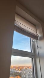 Beige Vouw Gordijn 90 breed en 190 hoog, Ophalen, Beige, Nieuw, 50 tot 100 cm