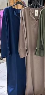 Satijnen Abaya NIEUW in verschillende kleuren beschikbaar, Kleding | Dames, Gelegenheidskleding, Overige typen, Zwart, Nieuw, Ophalen of Verzenden