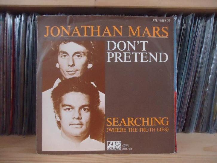 7" Single Jonathan Mars - Don't Pretend / Searching (Where T, Cd's en Dvd's, Vinyl Singles, Gebruikt, Single, Pop, 7 inch, Ophalen of Verzenden