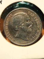1/2 gulden 1858 Willem 3, Postzegels en Munten, Munten | Nederland, Ophalen of Verzenden, Koning Willem III, 1 gulden