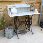 oud gietijzeren tafel onderstel WERTHEIM bistro, Ophalen