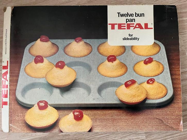 Tefal Cupcake Plaat voor 12 Cupcakes, Huis en Inrichting, Keuken | Keukenbenodigdheden, Gebruikt, Ophalen of Verzenden