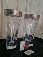2 grote kristallen versace vazen, Verzamelen, Glas en Borrelglaasjes, Ophalen of Verzenden, Zo goed als nieuw, Overige typen