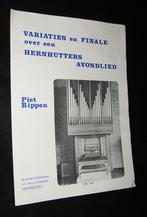 Piet Rippen - Variaties en Finale over een Hernhutters, Orgel, Gebruikt, Ophalen of Verzenden, Religie en Gospel