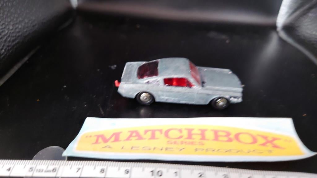 Lesney Matchbox nr.8 Ford Mustang, Ophalen of Verzenden, Gebruikt, Auto, Lesney