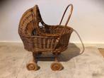 Vintage rieten poppenwagen, Ophalen, Zo goed als nieuw, Babypop