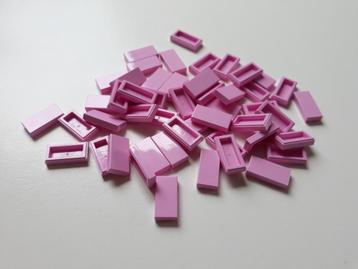 NIEUW: Tile 1x2 BRIGHT PINK beschikbaar voor biedingen