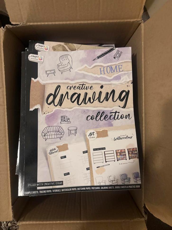 Partij Creatieve Teken Collectie - Nieuw!, Hobby en Vrije tijd, Knutselen, Nieuw, Materiaal, Ophalen of Verzenden