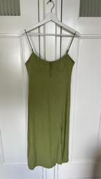 Groene linnenlook midijurk van Zara maat M, Maat 38/40 (M), Zara, Ophalen of Verzenden, Zo goed als nieuw
