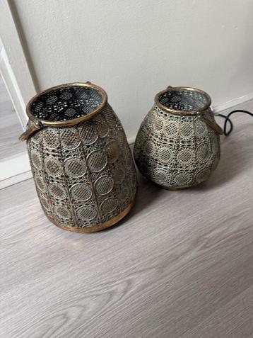 Decoratieve Kaarsenhouders - Set van 2 beschikbaar voor biedingen