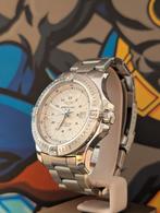 Breitling Colt Quartz 44 witte wijzerplaat, Ophalen of Verzenden, Zo goed als nieuw, Staal, Breitling