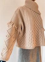 Max Mara beige kabeltrui S/M, Kleding | Dames, Ophalen of Verzenden, Nieuw, Maat 36 (S), Beige