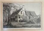 Soestdijk N.8 - ets Toon de Jong, Ophalen of Verzenden