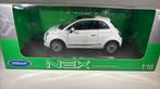 Fiat 500 wit welly 1.18, Hobby en Vrije tijd, Modelauto's | 1:18, Ophalen of Verzenden, Welly, A, A
