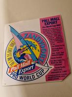 G 052 Pall Mall Export Pro World Cup 1987 Sticker, Ophalen of Verzenden