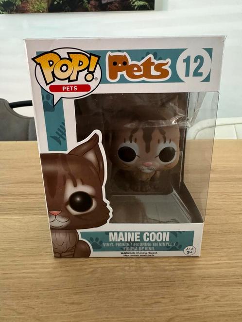 Funko Pop Pets Maine Coon 12 kat cat, Verzamelen, Poppetjes en Figuurtjes, Gebruikt, Ophalen of Verzenden