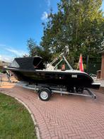 Liberty 530 tender suzuki 15pk en trailer full opties!, Ophalen, 10 tot 30 pk, Zo goed als nieuw, 3 tot 6 meter
