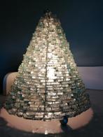 vintage tafellamp, Gebruikt, Ophalen of Verzenden, Glas, Minder dan 50 cm