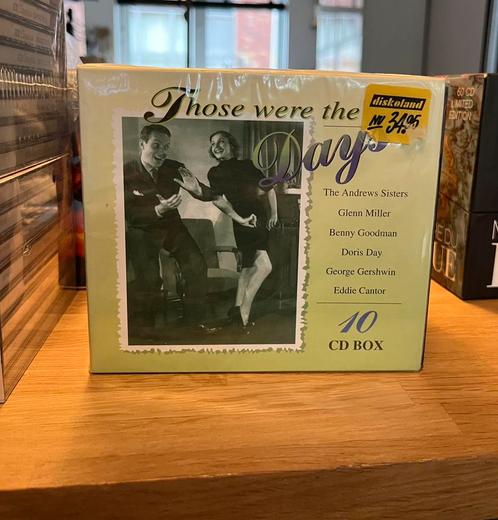 Cd box 10 stuks Those were the days, Cd's en Dvd's, Cd's | Pop, Nieuw in verpakking, Verzenden