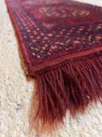 Vintage Perzische loper tapijt rood blauw 137/37, Ophalen of Verzenden