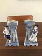 Antieke blauwe vaasjes(stel) gesigneerd, Hobby en Vrije tijd, Modelbouw | Figuren en Diorama's, Ophalen of Verzenden, Zo goed als nieuw